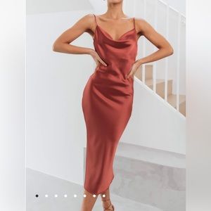 Petal & Pup Persia Dress in Rust